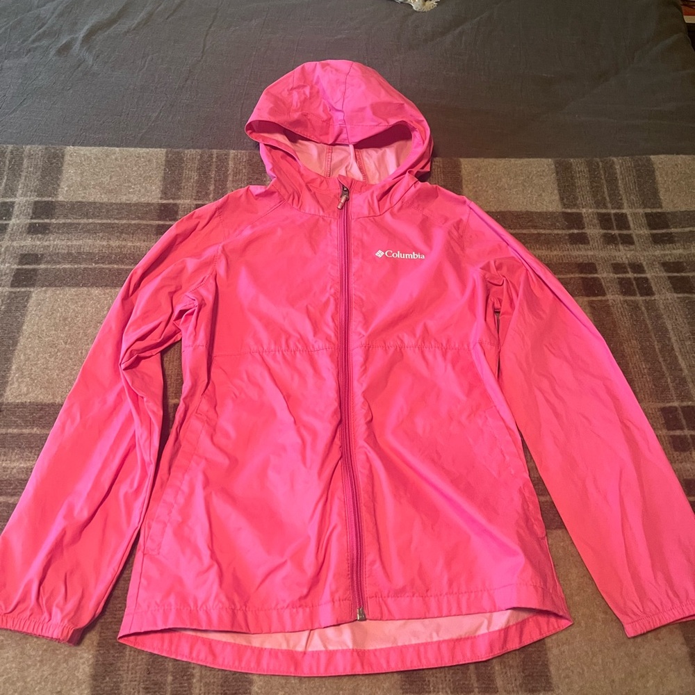 Columbia Vibrant Pink Windbreaker
